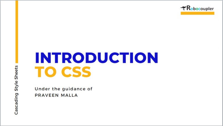 Introduction to Cascading Style Sheet(CSS)